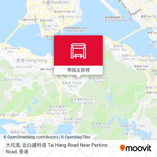 大坑道, 近白建時道 Tai Hang Road Near Perkins Road地圖