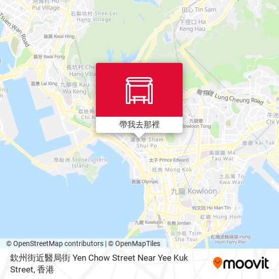 欽州街近醫局街 Yen Chow Street Near Yee Kuk Street地圖