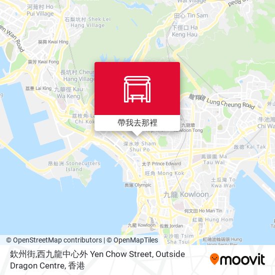 欽州街,西九龍中心外 Yen Chow Street, Outside Dragon Centre地圖