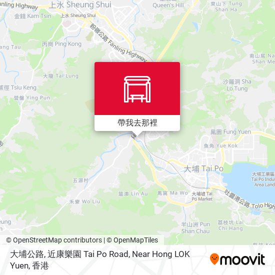 大埔公路, 近康樂園 Tai Po Road, Near Hong LOK Yuen地圖