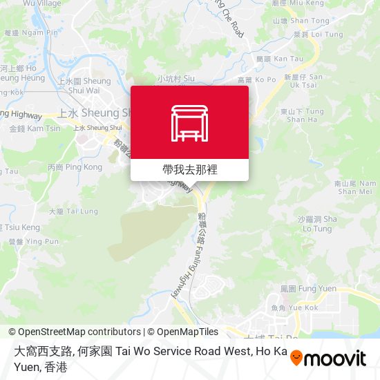 大窩西支路, 何家園 Tai Wo Service Road West, Ho Ka Yuen地圖