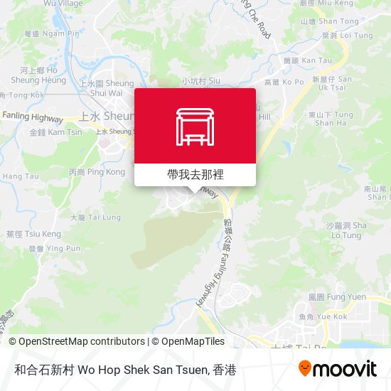 和合石新村 Wo Hop Shek San Tsuen地圖
