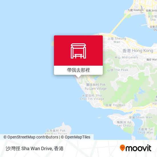 沙灣徑 Sha Wan Drive地圖