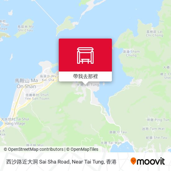 西沙路近大洞 Sai Sha Road, Near Tai Tung地圖