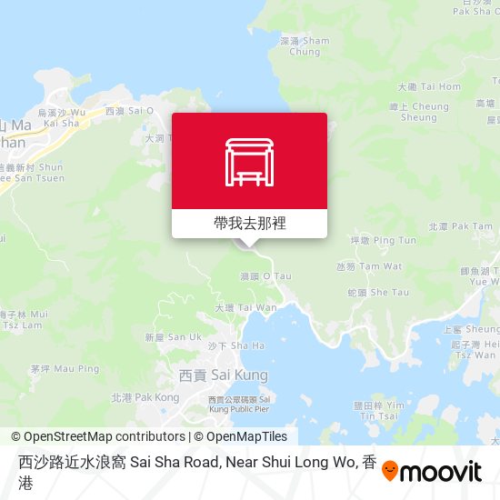 西沙路近水浪窩 Sai Sha Road, Near Shui Long Wo地圖