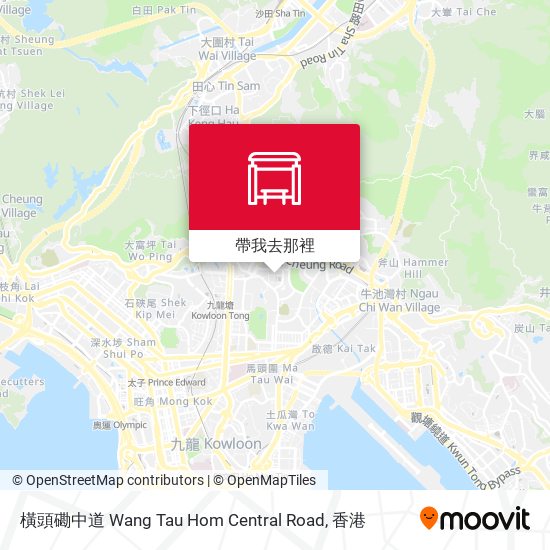 橫頭磡中道 Wang Tau Hom Central Road地圖