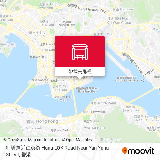 紅樂道近仁勇街 Hung LOK Road Near Yan Yung Street地圖