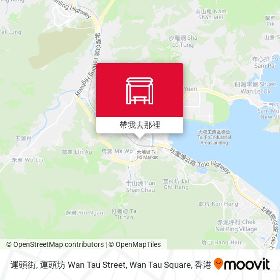 運頭街, 運頭坊 Wan Tau Street, Wan Tau Square地圖