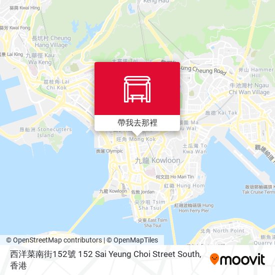 西洋菜南街152號 152 Sai Yeung Choi Street South地圖