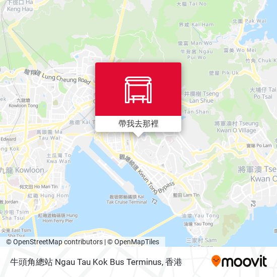 牛頭角總站 Ngau Tau Kok Bus Terminus地圖