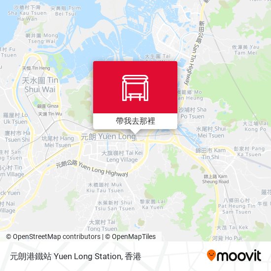 元朗港鐵站 Yuen Long Station地圖