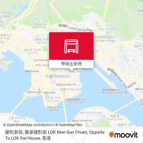 樂民新邨, 樂基樓對面 LOK Man Sun Chuen, Oppsite To LOK Kei House地圖