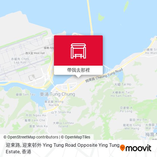 迎東路, 迎東邨外 Ying Tung Road Opposite Ying Tung Estate地圖