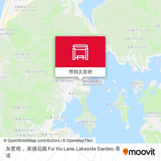 灰窰裡， 翠塘花園 Fui Yiu Lane, Lakeside Garden地圖