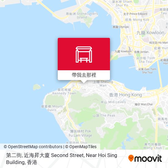 第二街, 近海昇大廈 Second Street, Near Hoi Sing Building地圖