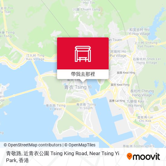 青敬路, 近青衣公園 Tsing King Road, Near Tsing Yi Park地圖