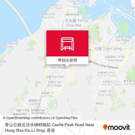 青山公路近洪水橋輕鐵站 Castle Peak Road Near Hung Shui Kiu Lr Stop地圖