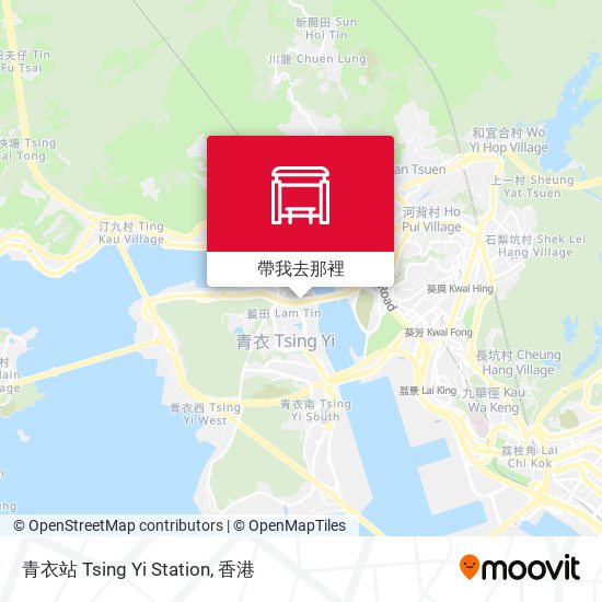 青衣站 Tsing Yi Station地圖