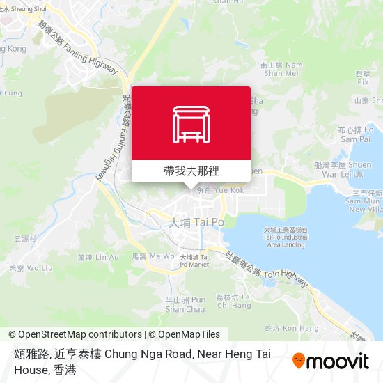 頌雅路, 近亨泰樓 Chung Nga Road, Near Heng Tai House地圖