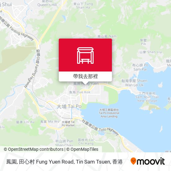 鳳園, 田心村 Fung Yuen Road, Tin Sam Tsuen地圖
