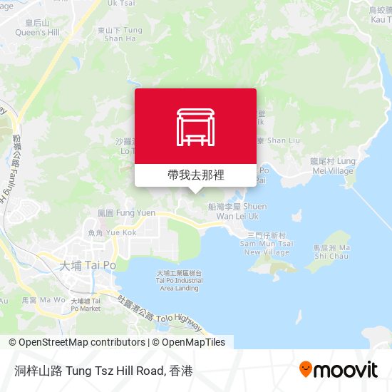 洞梓山路 Tung Tsz Hill Road地圖