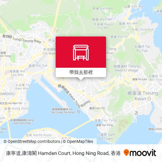 康寧道,康濤閣 Hamden Court, Hong Ning Road地圖