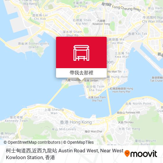 柯士甸道西,近西九龍站 Austin Road West, Near West Kowloon Station地圖