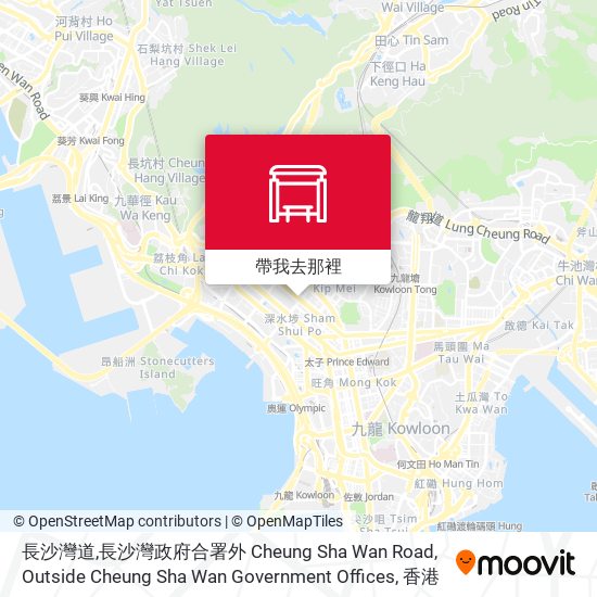 長沙灣道,長沙灣政府合署外 Cheung Sha Wan Road, Outside Cheung Sha Wan Government Offices地圖