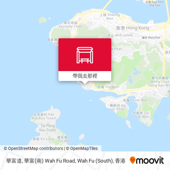 華富道, 華富(南) Wah Fu Road, Wah Fu (South)地圖