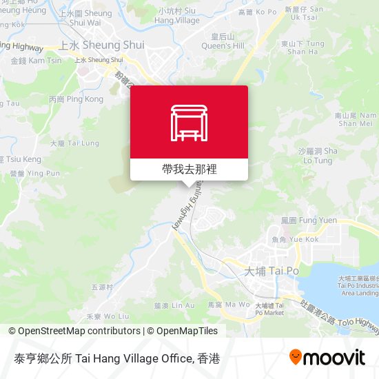泰亨鄉公所 Tai Hang Village Office地圖