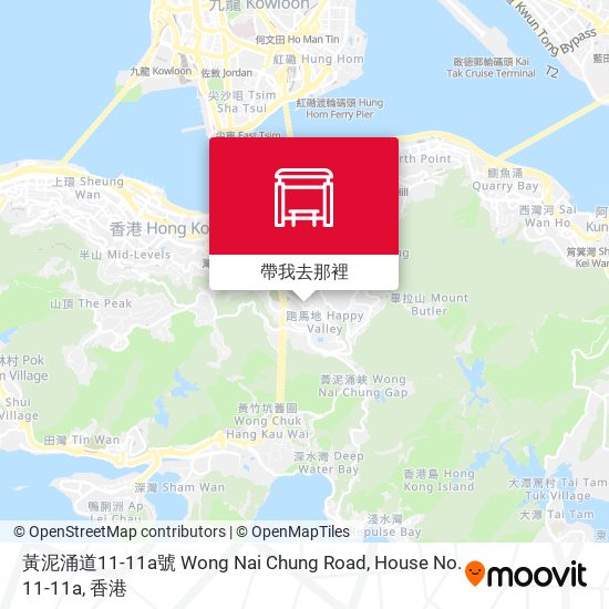 黃泥涌道11-11a號 Wong Nai Chung Road, House No. 11-11a地圖