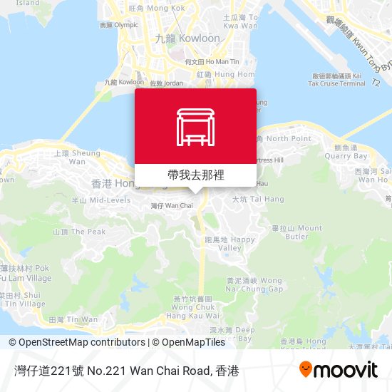 灣仔道221號 No.221 Wan Chai Road地圖