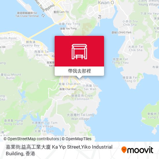 嘉業街,益高工業大廈 Ka Yip Street,Yiko Industrial Building地圖
