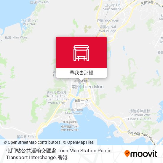 屯門站公共運輸交匯處 Tuen Mun Station Public Transport Interchange地圖