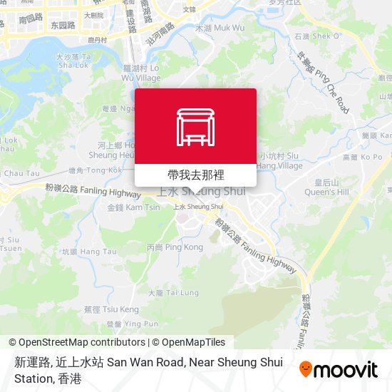新運路, 近上水站 San Wan Road, Near Sheung Shui Station地圖