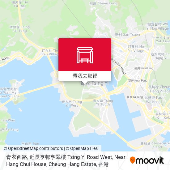 青衣西路, 近長亨邨亨翠樓 Tsing Yi Road West, Near Hang Chui House, Cheung Hang Estate地圖