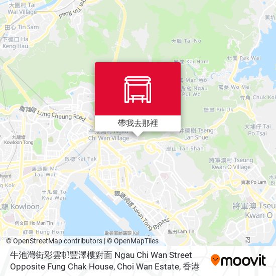 牛池灣街彩雲邨豐澤樓對面 Ngau Chi Wan Street Opposite Fung Chak House, Choi Wan Estate地圖
