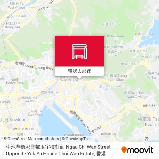 牛池灣街彩雲邨玉宇樓對面 Ngau Chi Wan Street Opposite Yok Yu House Choi Wan Estate地圖