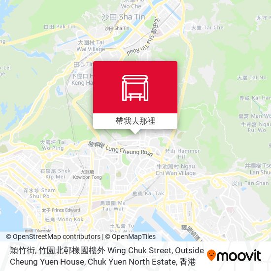 穎竹街, 竹園北邨橡園樓外 Wing Chuk Street, Outside Cheung Yuen House, Chuk Yuen North Estate地圖