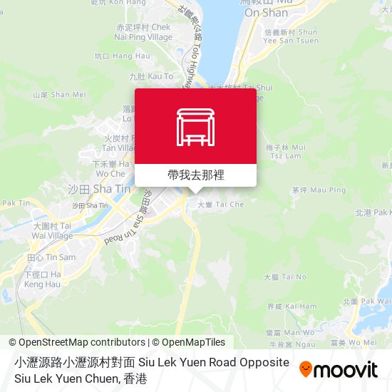 小瀝源路小瀝源村對面 Siu Lek Yuen Road Opposite Siu Lek Yuen Chuen地圖