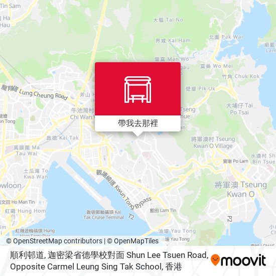 順利邨道, 迦密梁省德學校對面 Shun Lee Tsuen Road, Opposite Carmel Leung Sing Tak School地圖