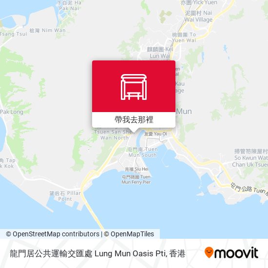 龍門居公共運輸交匯處 Lung Mun Oasis Pti地圖