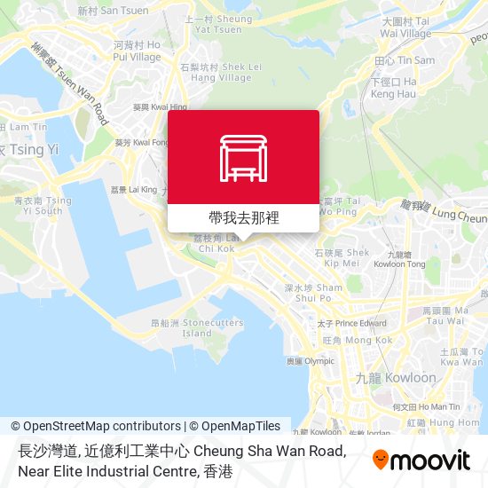 長沙灣道, 近億利工業中心 Cheung Sha Wan Road, Near Elite Industrial Centre地圖