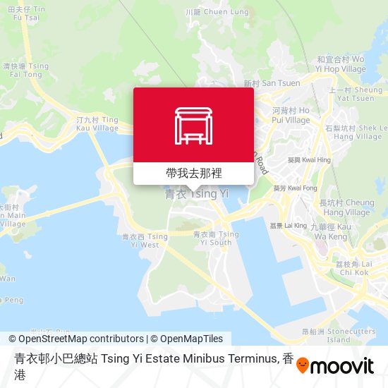 青衣邨小巴總站 Tsing Yi Estate Minibus Terminus地圖