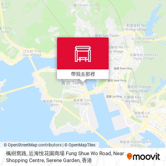 楓樹窩路, 近海悅花園商場 Fung Shue Wo Road, Near Shopping Centre, Serene Garden地圖
