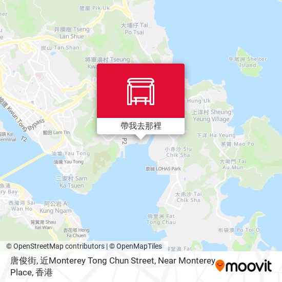 唐俊街, 近Monterey Tong Chun Street, Near Monterey Place地圖