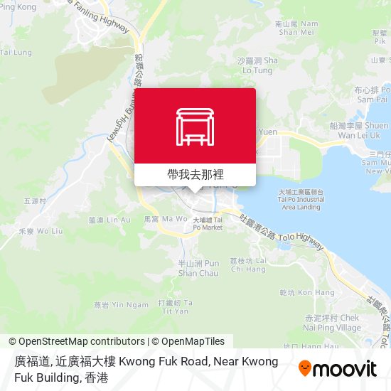 廣福道, 近廣福大樓 Kwong Fuk Road, Near Kwong Fuk Building地圖