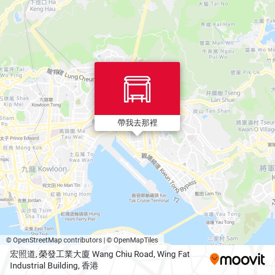 宏照道, 榮發工業大廈 Wang Chiu Road, Wing Fat Industrial Building地圖
