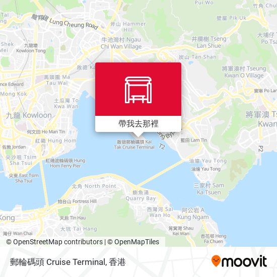 郵輪碼頭 Cruise Terminal地圖