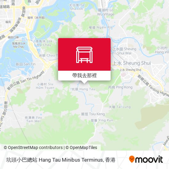 坑頭小巴總站 Hang Tau Minibus Terminus地圖